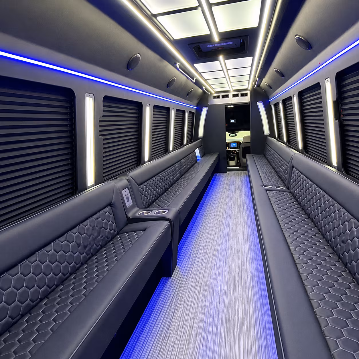 30 Passenger Party Bus Inside