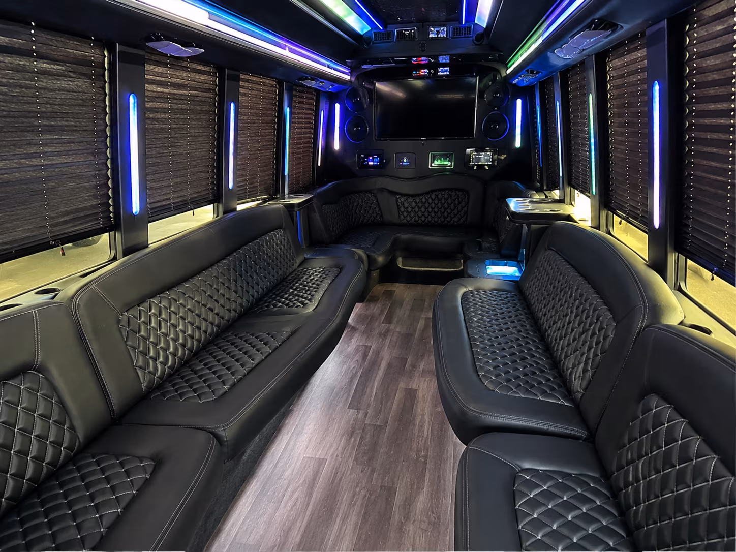 Pueblo Birthday, Sweet 16, & Quinceañera Transportation party bus exterior