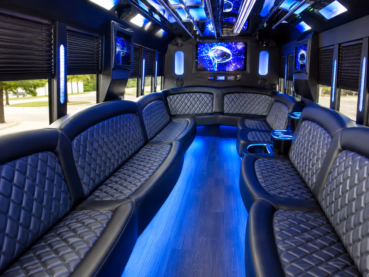 Pueblo Concert & Music Festival Transportation party bus exterior