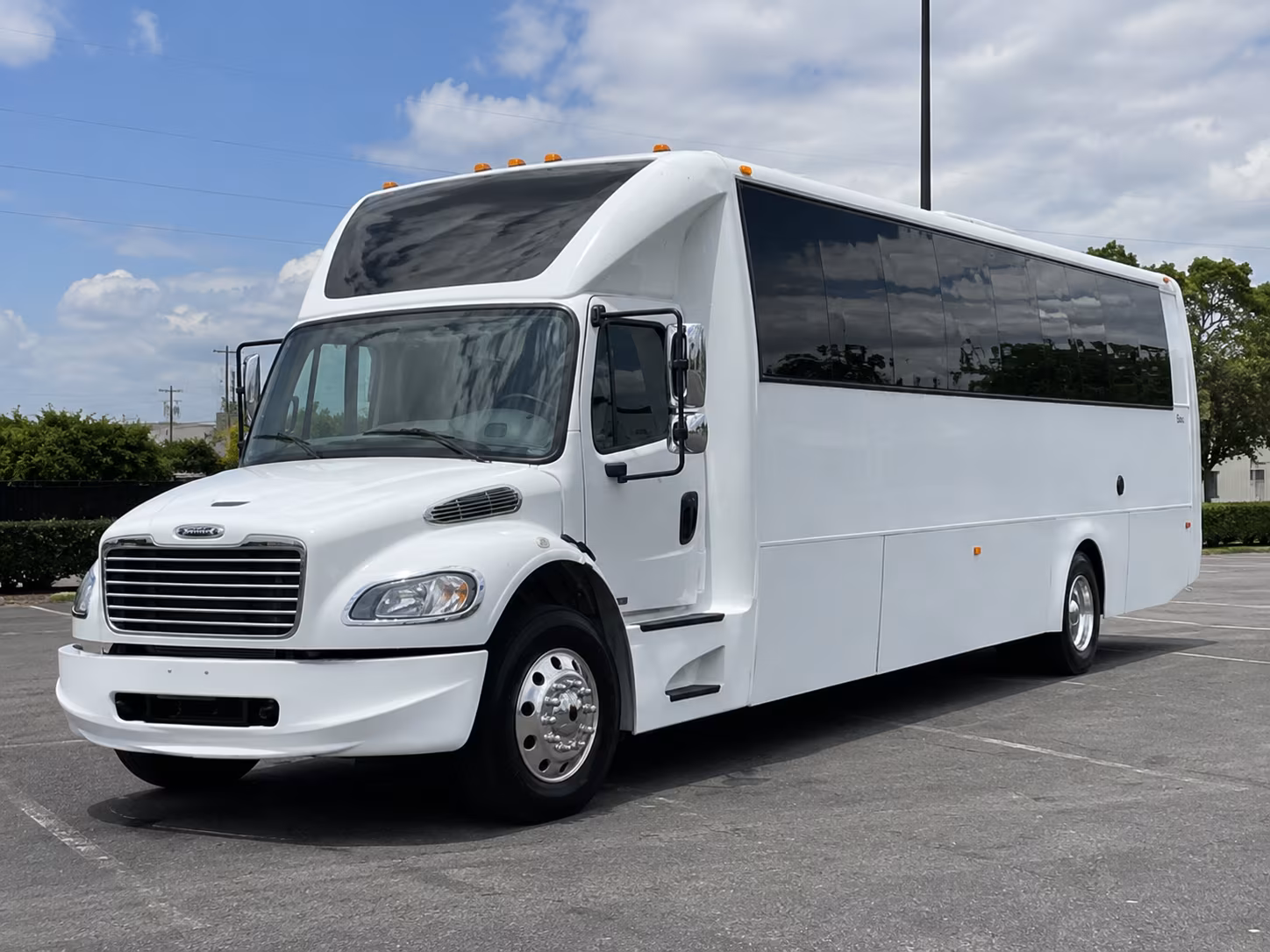 Pueblo Concert & Music Festival Transportation party bus exterior