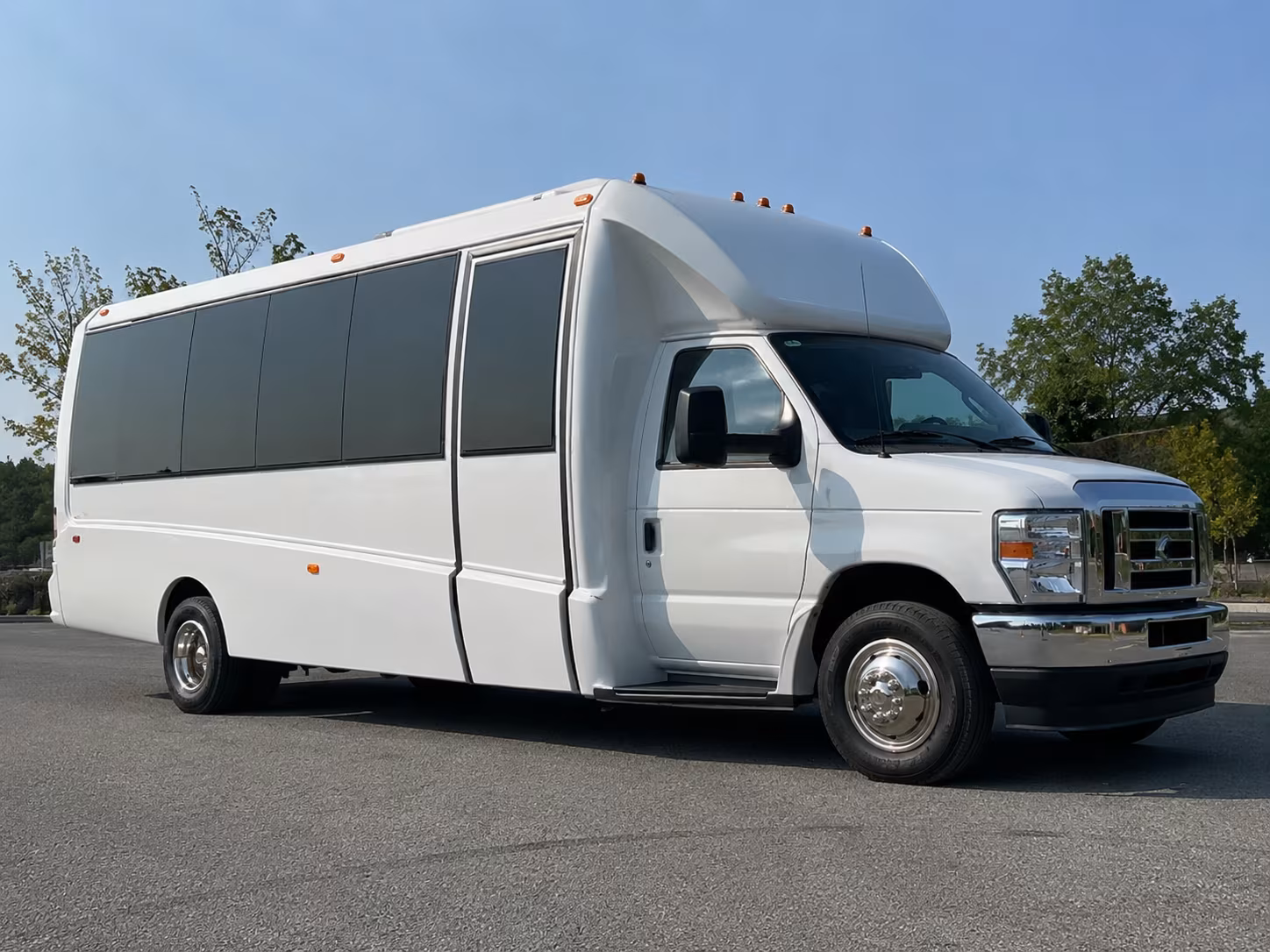 Pueblo Private Event Transportation party bus exterior