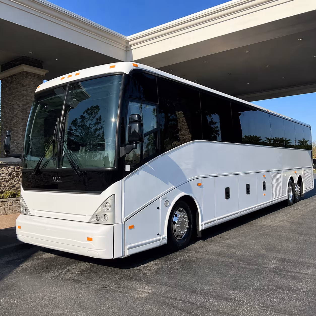 Pueblo School Event Transportation party bus interior