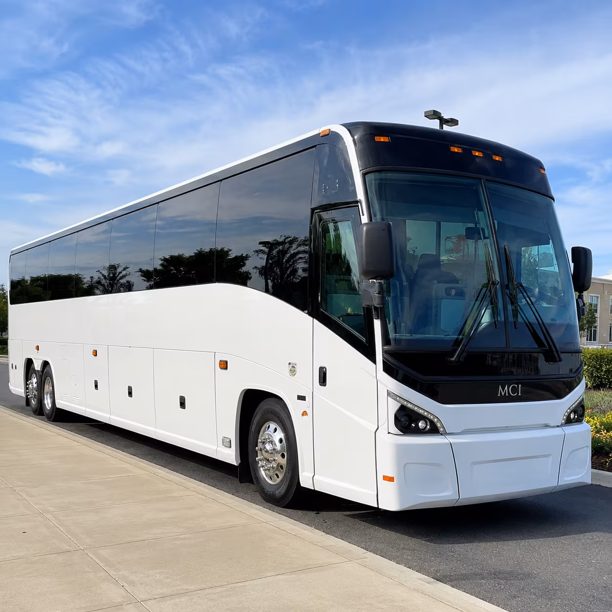 Pueblo School Event Transportation party bus exterior