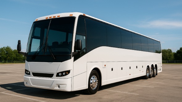 Exterior of Charter Bus Company Thornton's 40 Passenger Party Bus in Thornton