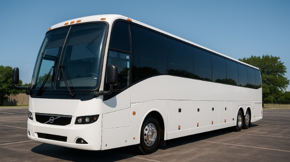 Exterior of Charter Bus Company Pueblo's 44 Passenger Charter Bus in Pueblo