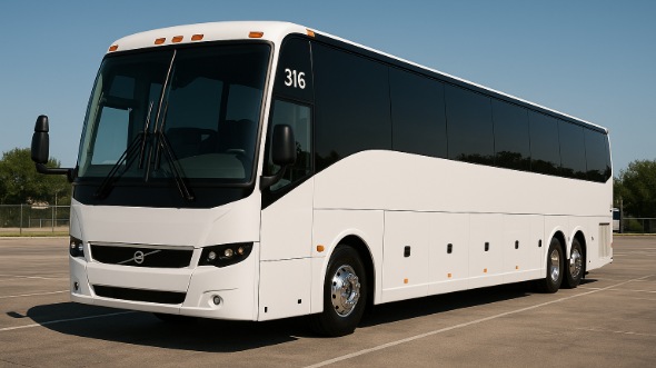 Exterior of Charter Bus Company Castle Rock's 50 Passenger Party Bus in Castle Rock