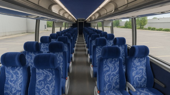 Interior of Charter Bus Company Pueblo's ADA Charter Bus in Pueblo