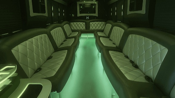 pueblo 25 passenger party bus interior