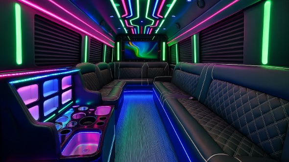 pueblo 30 passenger party bus rental